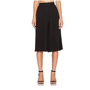 Bailey 44 Coop Culotte in Black Accordion Pleats Wide Leg Size 10 EUC Dressy